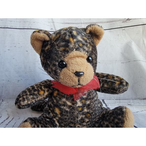Galerie Spotted 4.5inches Leopard Cheetah Plush Stuffed Animal Toy - Picture 2 of 5